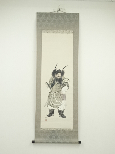 JAPANESE HANGING SCROLL / HAND PAINTED / ZHONGKUI